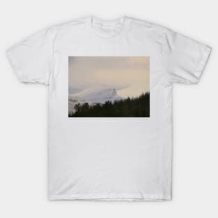snow covered Ben More, the Highlands , Scotland T-Shirt